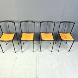 4 chairs by Zeus Noto Maurizio Peregalli Millepunte, 1985