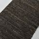 Tapis kilim de couloir marron foncé vintage