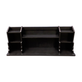 Art deco shelf in black wood