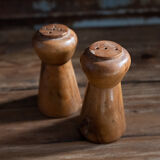 Brutalist salt and pepper set