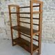 Etagère de bouquiniste en bois, pliante