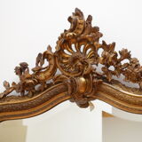 Miroir mural doré