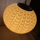 Vintage 70'S pendant light by Fabbian for Mazzega, Italy