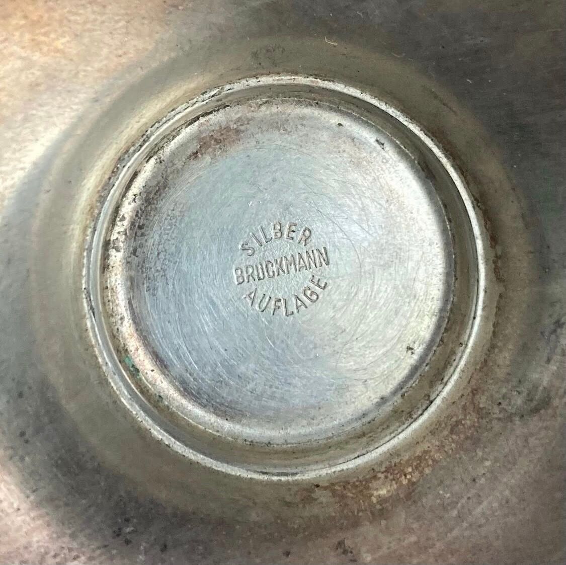 Silver Candle Holder "BRUCKMANN" 400g