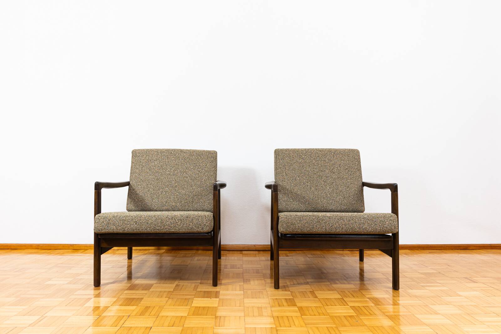 Pair of mid century armchairs "b7522 " by Zenon Bączyk, Poland, 1960's