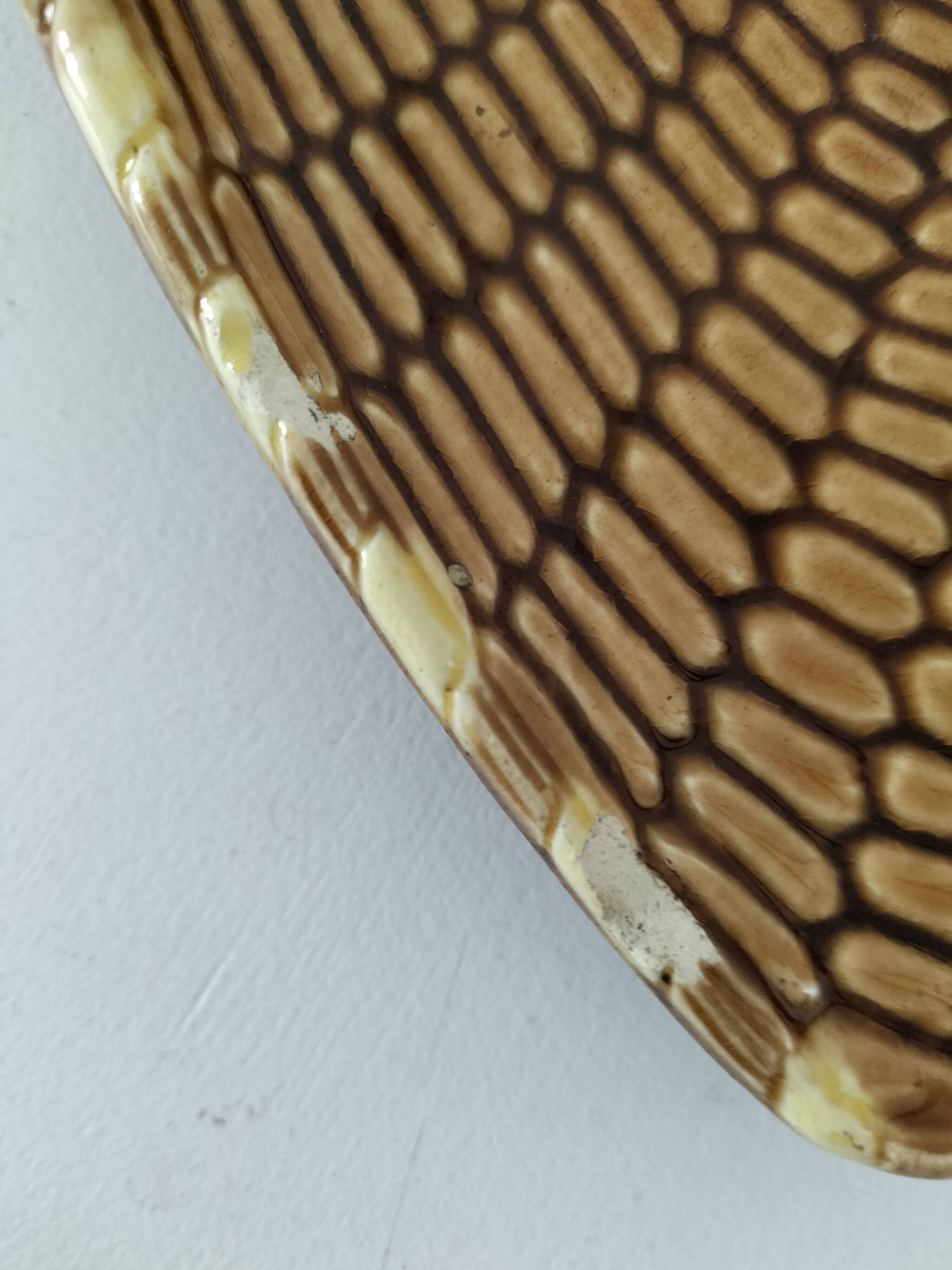 Old Sarreguemines smoking tray – rare model