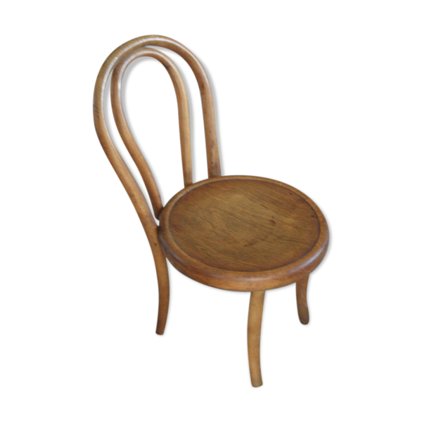 Chaise enfant en chêne de Fischel