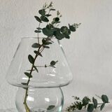 Glass mushroom vase