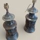 Pair of antique lamp feet - Greek mythology - Bacchanalia