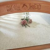 Art Deco half-moon mirror
