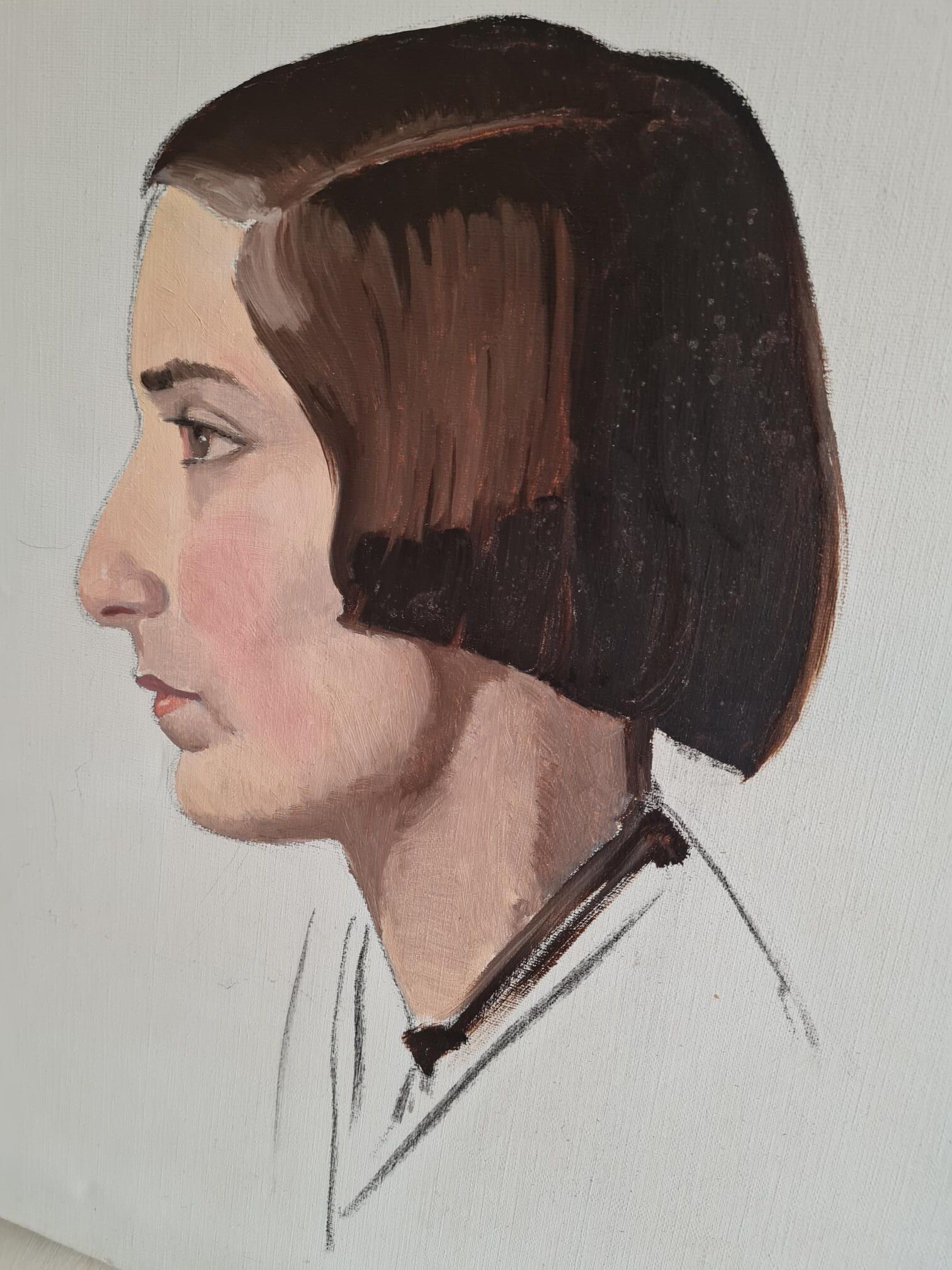 White portrait board