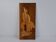 Mid-century Czech hand-carved wooden shepherd wall relief, 1960.