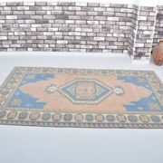 Anatolian floral patterned Oushak rug, reference 3571