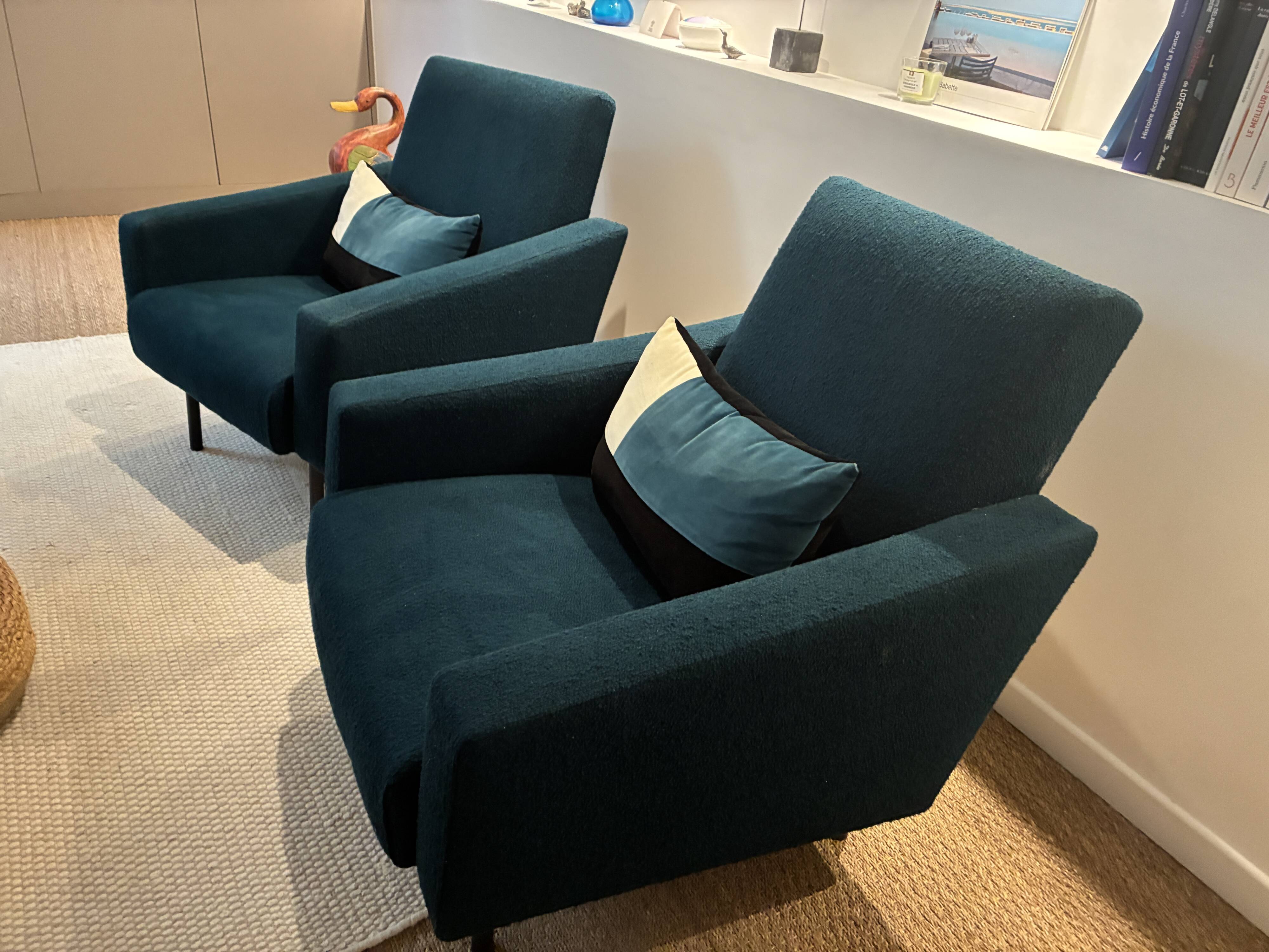 Pair of armchairs by Pierre Guariche