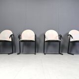 Postmodern dining chairs, 1980s