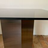 Vintage glass table