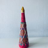 Vintage scoubidou decanter