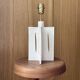 French contemporary ceramic lamp, "L 04" by Renzo Maar