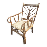 Child's rattan armchair