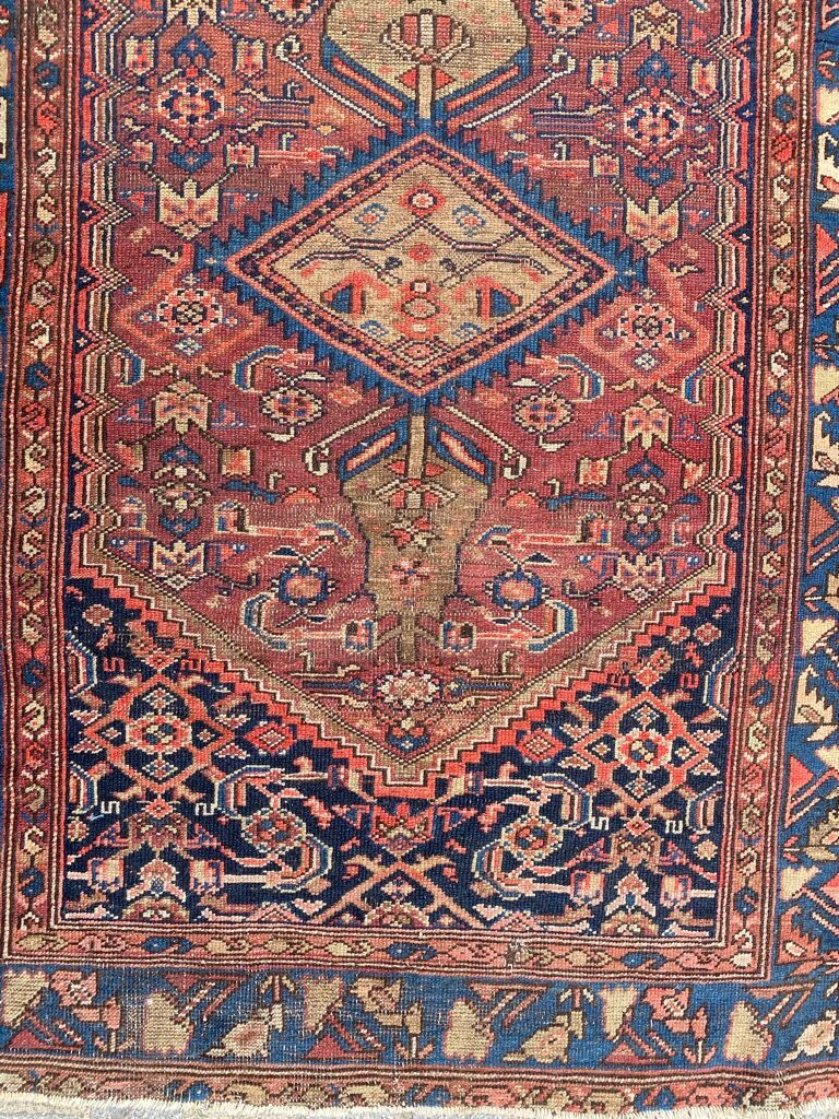 Old Persian carpet Malayer fine 120x190 cm