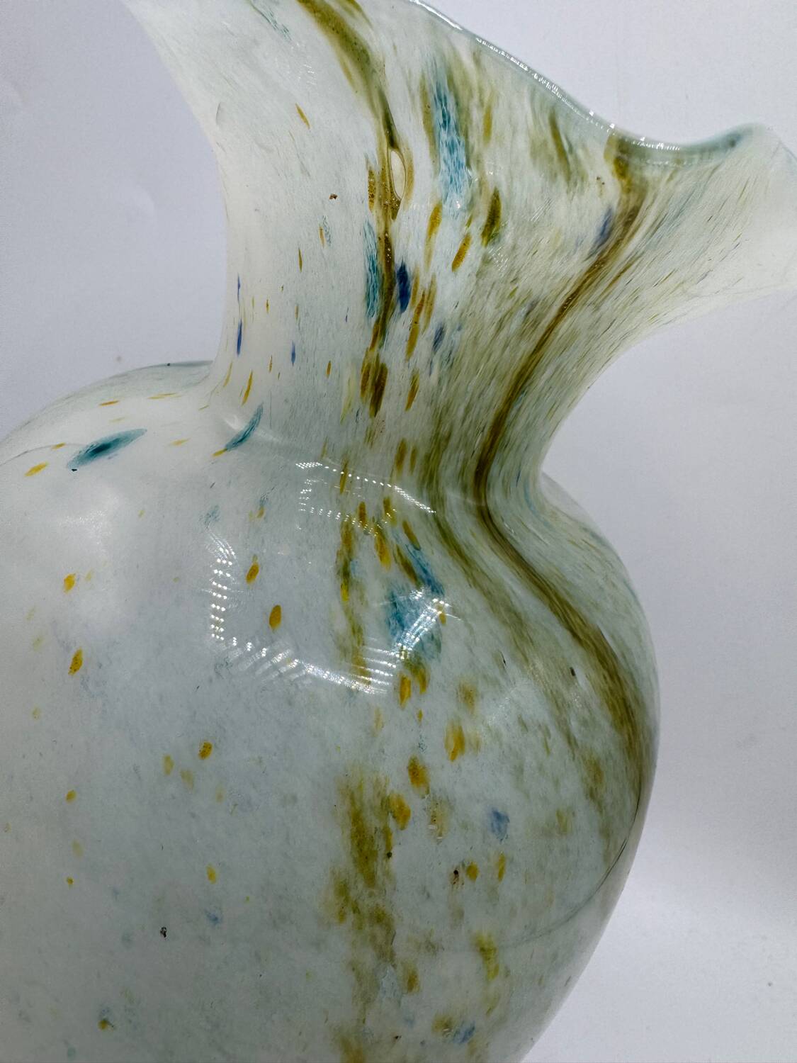Vase opaline flammée