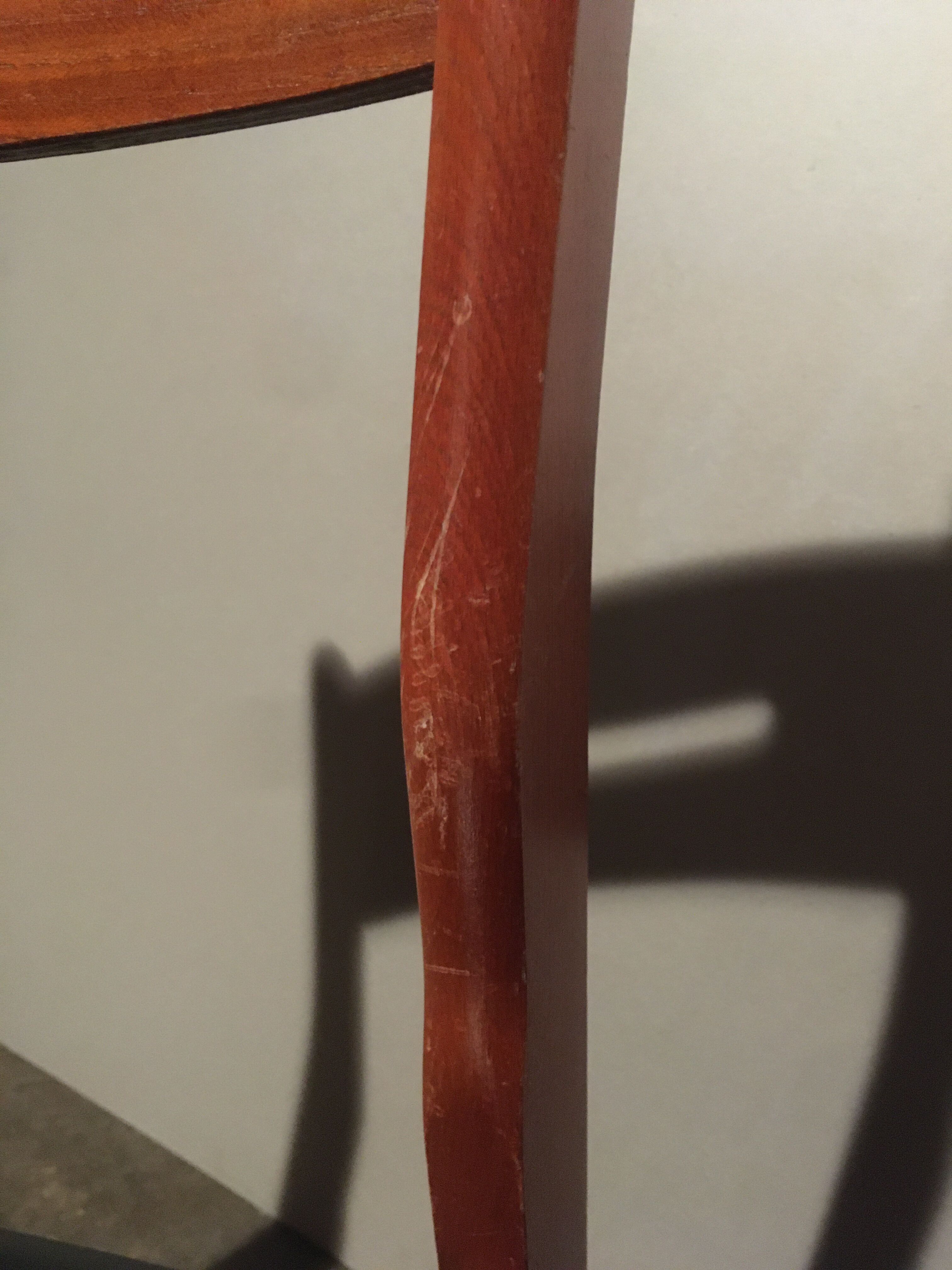 Scandinavian chair feet black skai compass