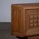 Brutalist oak enfilade, Dudouyt, France, 1940s