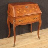 French bureau in wood from 20th century