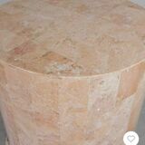 Maitland Smith 80's pink marble column