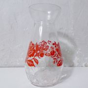 Vintage glass hyacinth bulb vase