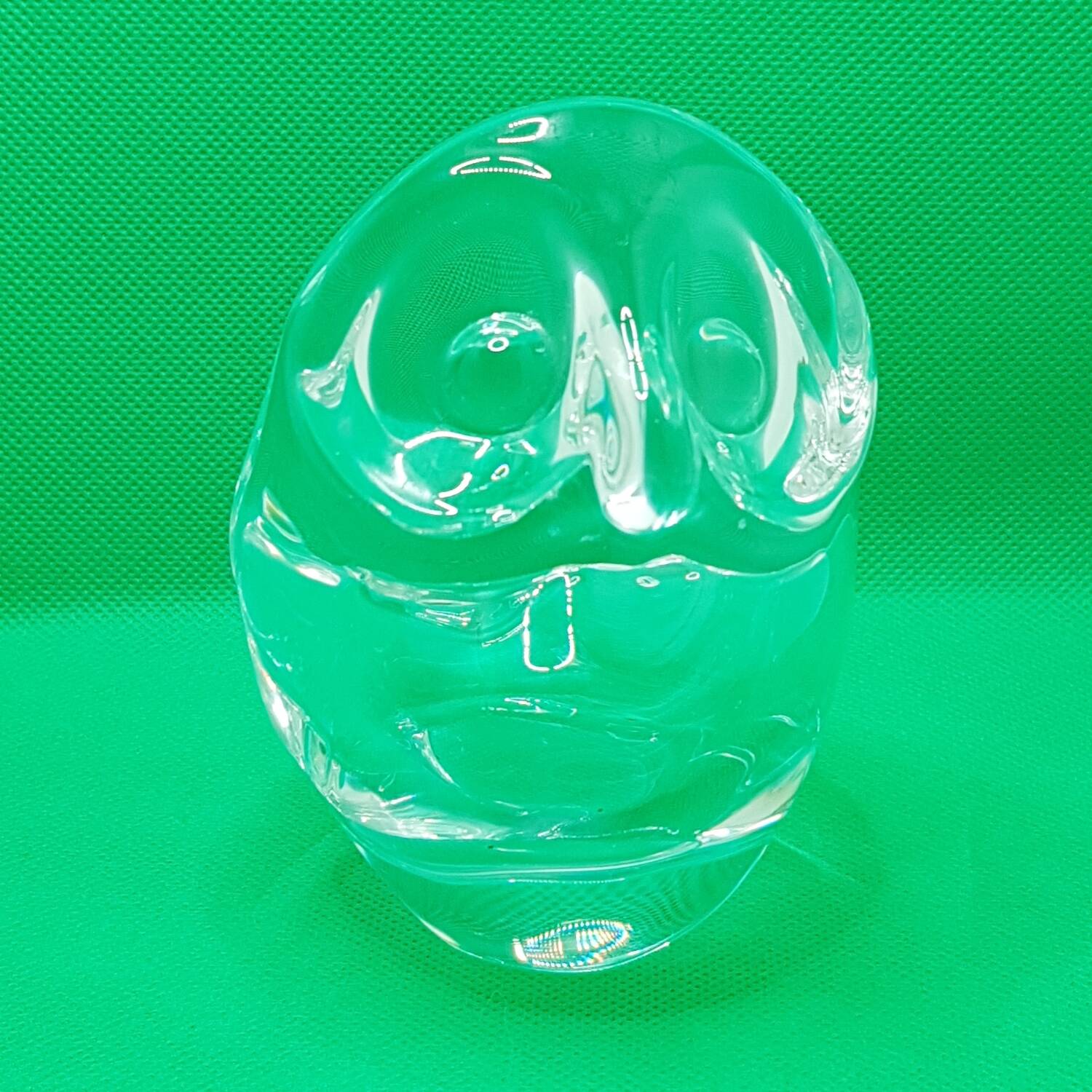 Cendrier hibou en cristal