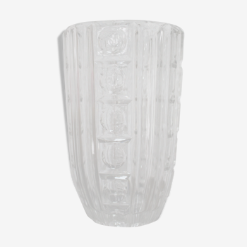 Art Deco-style glass vase