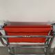 Pair of Lafuma chrome "director" folding chairs