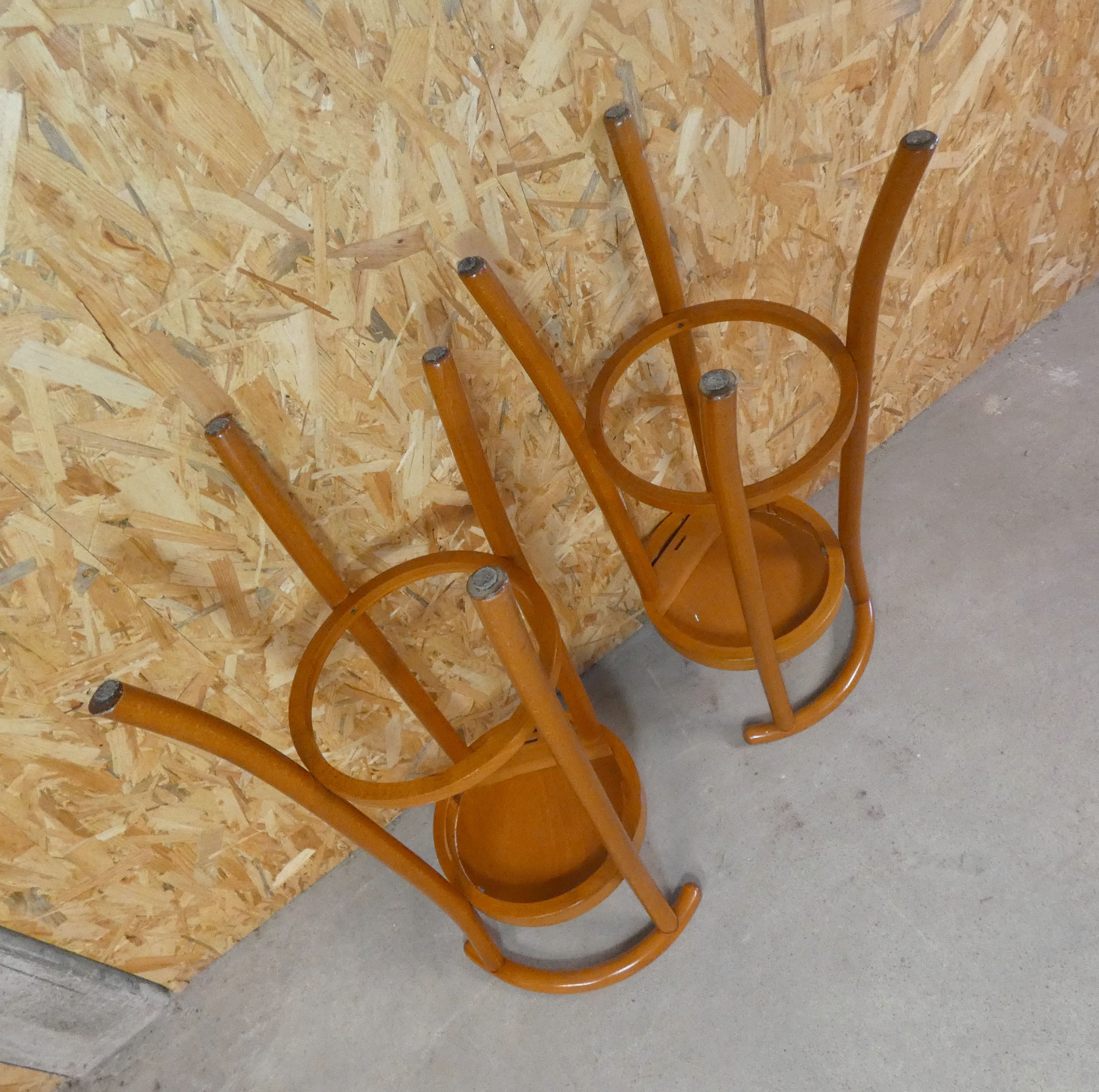 2 stools baumann bar bistrot loft vintage