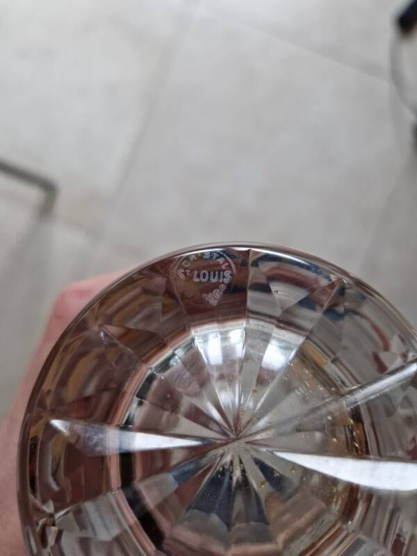 Saint Louis Crystal - Set of 6 Manhattan model whisky glasses