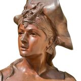 Sculpture en Bronze intitulée « La Brunetta »