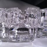 Crystal ashtray Daum leaf oak