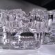 Crystal ashtray Daum leaf oak