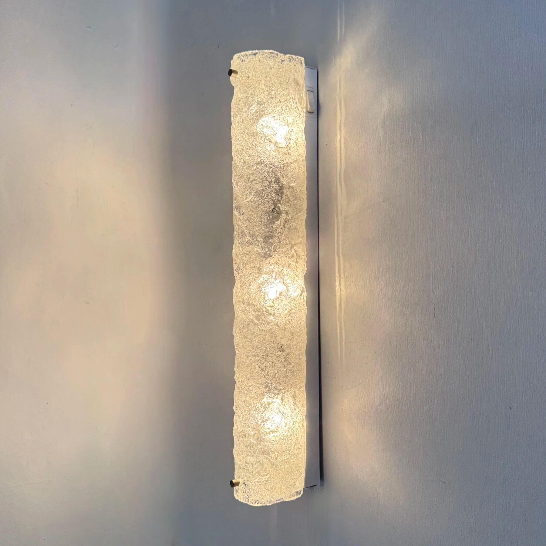 Mid-century design Murano glass wall sconces, Germany, 1970s