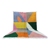 Tapis fait main 250cmx150cm multicolore
