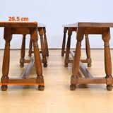Pair of Benches, Louis XIII style – 20th