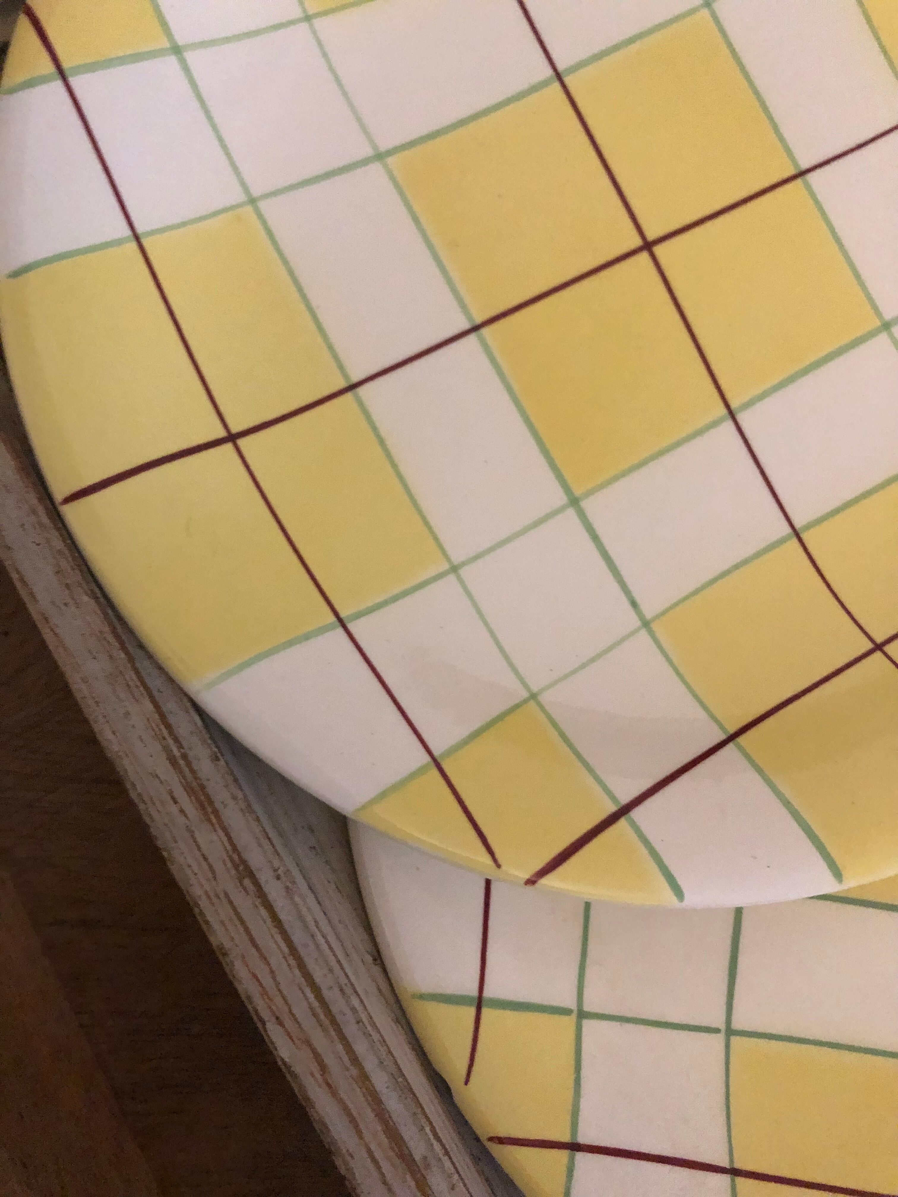 5 dessert plates Hossegor Salins