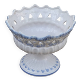 Vintage Italian ceramic decorative fruit centerpiece
