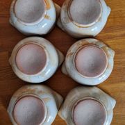 Set of 6 stoneware bowls