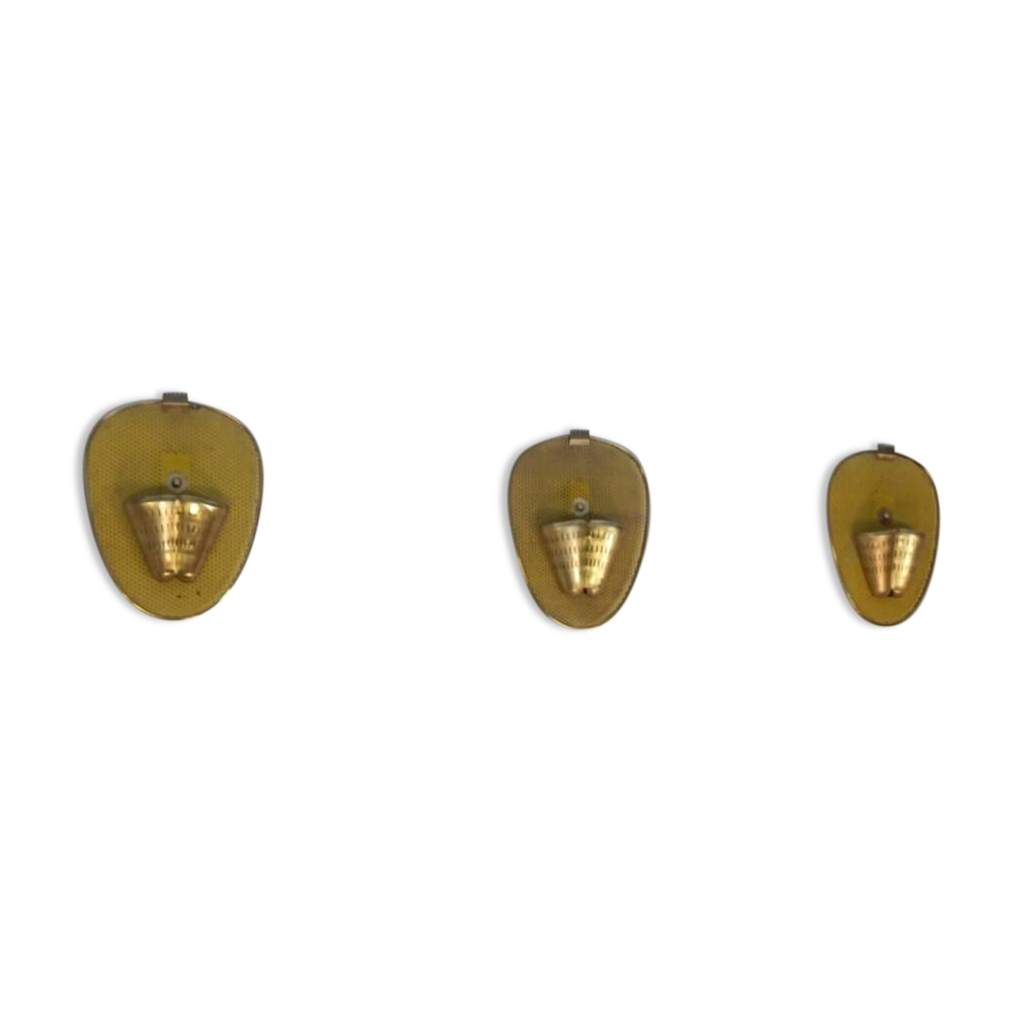 Wall sconces by MM for Ateliers Mategot 1950s
