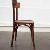 Series of 4 baumann bistro chairs