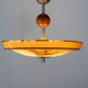 Scandinavian Art Deco glass pendant light, 1930s