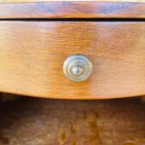 Pair of Louis XV style bedside tables in oak