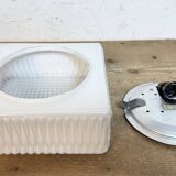 Vintage Wall Or Ceiling Light with Milk Glass, 1970s