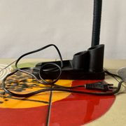 Fase vintage black and white desk lamp